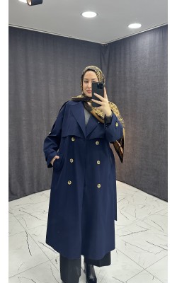 LACİVERT TRENÇ KOT