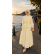 Sarı Fırfırlı Etekli Takım
